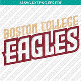 Boston College Eagles SVG Bundle | NCAA College Vector Cricut