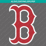 Boston Red Sox SVG Bundle – MLB Baseball Logo Vector Cricut