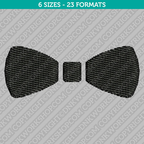 Bow Tie Embroidery Design - 6 Sizes - INSTANT DOWNLOAD