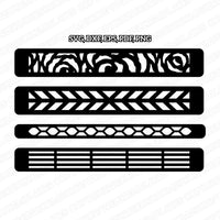 8 Leather Bracelet Template SVG Cricut Cut File Clipart Png Eps Dxf Silhouette Cameo