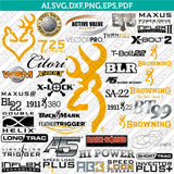 Browning Logo SVG Bundle – Outdoor & Hunting Vector Cricut