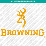 Browning Logo SVG Bundle – Outdoor & Hunting Vector Cricut