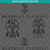 Brunello Cucinelli SVG Bundle | Luxury Fashion Logo & Pattern Vector Cricut