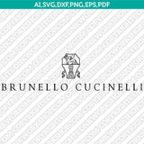 Brunello Cucinelli SVG Bundle | Luxury Fashion Logo & Pattern Vector Cricut