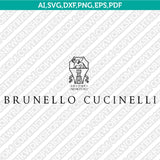 Brunello Cucinelli SVG Bundle | Luxury Fashion Logo & Pattern Vector Cricut