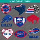 Buffalo Bills SVG Bundle – NFL Football Logo Vector Files for Cricut