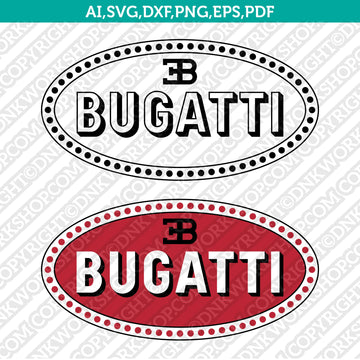 Bugatti SVG cut file vector design