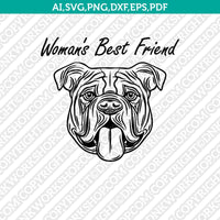 I Love Bulldog Dog Breed SVG Cricut Cut File Silhouette Cameo Cricut Clipart Png Eps Dxf Vector