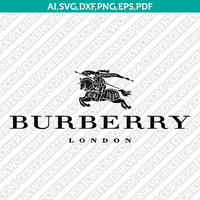 Burberry Logo SVG Cut File Cricut Clipart Dxf Eps Png Silhouette Cameo