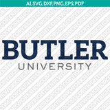 Butler Bulldogs SVG Bundle | NCAA College Vector Cricut