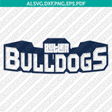 Butler Bulldogs SVG Bundle | NCAA College Vector Cricut
