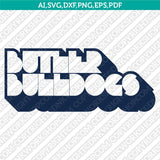 Butler Bulldogs SVG Bundle | NCAA College Vector Cricut