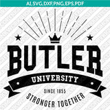 Butler Bulldogs SVG Bundle | NCAA College Vector Cricut