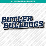 Butler Bulldogs SVG Bundle | NCAA College Vector Cricut