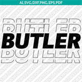 Butler Bulldogs SVG Bundle | NCAA College Vector Cricut