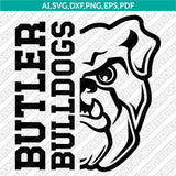 Butler Bulldogs SVG Bundle | NCAA College Vector Cricut