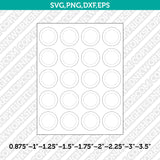 Button Press Pin Badge Template SVG | Cricut Silhouette