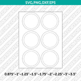 Button Press Pin Badge Template SVG | Cricut Silhouette