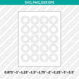 Button Press Pin Badge Template SVG | Cricut Silhouette