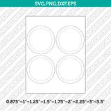 Button Press Pin Badge Template SVG | Cricut Silhouette