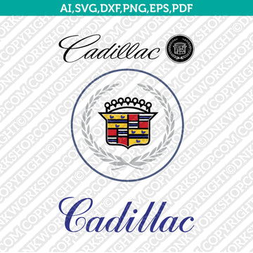 Cadillac SVG cut file vector design