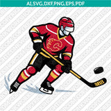 Calgary Flames Logo SVG | NHL Hockey Team Vector Cricut Silhouette