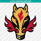 Calgary Flames Logo SVG | NHL Hockey Team Vector Cricut Silhouette