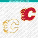 Calgary Flames Logo SVG PNG Vector