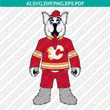 Calgary Flames Logo SVG | NHL Hockey Team Vector Cricut Silhouette