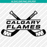 Calgary Flames Logo SVG | NHL Hockey Team Vector Cricut Silhouette
