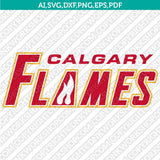 Calgary Flames Logo SVG | NHL Hockey Team Vector Cricut Silhouette
