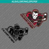 Calgary Hitmen Logo SVG | WHL Hockey Team Vector Cricut Silhouette ...