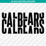 California Golden Bears SVG Bundle – NCAA College Logo Vector Files for Cricut