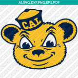 California Golden Bears SVG Bundle – NCAA College Logo Vector Files for Cricut