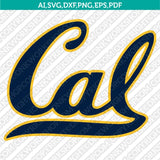 California Golden Bears SVG Bundle – NCAA College Logo Vector Files for Cricut