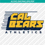 California Golden Bears SVG Bundle – NCAA College Logo Vector Files for Cricut