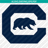 California Golden Bears SVG Bundle – NCAA College Logo Vector Files for Cricut