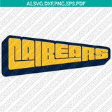 California Golden Bears SVG Bundle – NCAA College Logo Vector Files for Cricut