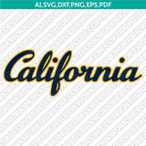 California Golden Bears SVG Bundle – NCAA College Logo Vector Files for Cricut