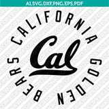 California Golden Bears SVG Bundle – NCAA College Logo Vector Files for Cricut