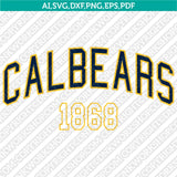 California Golden Bears SVG Bundle – NCAA College Logo Vector Files for Cricut