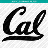 California Golden Bears SVG Bundle – NCAA College Logo Vector Files for Cricut