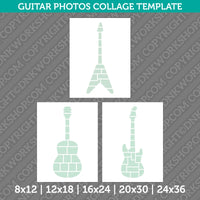 Guitar Photo Collage Template
