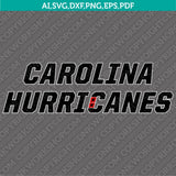 Carolina Hurricanes SVG Logo Vector File for Cricut & Silhouette