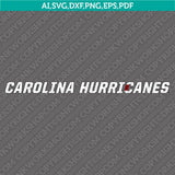 Carolina Hurricanes SVG Logo Vector File for Cricut & Silhouette