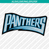 Carolina Panthers SVG Bundle – NFL Football Logo Vector Files for Cricut