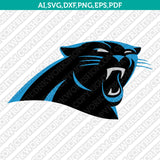Carolina Panthers SVG Bundle – NFL Football Logo Vector Files for Cricut
