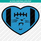 Carolina Panthers SVG Bundle – NFL Football Logo Vector Files for Cricut
