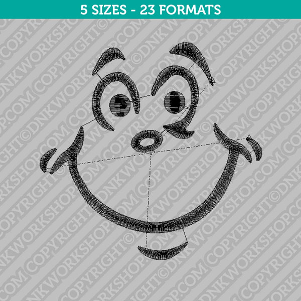 Cat Hat Face Machine Embroidery Design - 5 Sizes - INSTANT DOWNLOAD