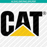 Caterpillar (CAT) Logo Bundle SVG – Heavy Equipment Vector Cricut